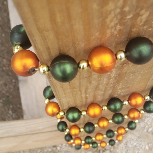 Lot of 4- K&k interiors Fall bead ornaments decor - Picture 11 of 13